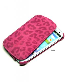 Leopard Style Flip Leather Cover Case for Samsung Galaxy SIII S3 i9300