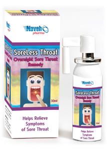 Soreless Throat for Overnight Sore Throat Relief Pain