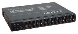 Legacy LEQ12A 12 Band Pre Amp Equalizer w Subwoofer Boost Control