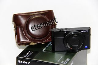 Leder Tasche Kameratasche Hülle Etui Camara Bolsa FÜR Sony RX100 RX