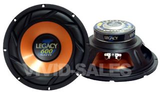 Legacy LWFX107 600W 10 Car Audio Sub Subwoofer Woofer