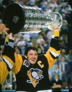 Mario Lemieux Stanley Cup 1992 Pittsburgh Penguins NHL Poster Print