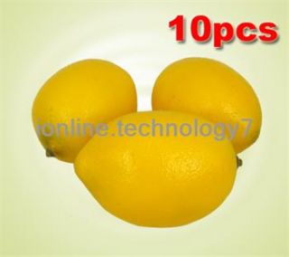 Artificial Lemon Plastic Decorative Fruit Citrus Lemons