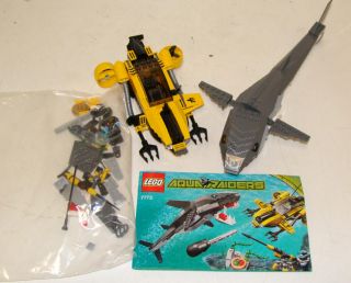 Lego Aqua Raiders Aquaraiders Tiger Shark Attack 7773 Underwater Legos