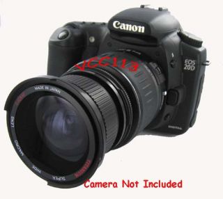 Wide Angle Lens for Canon EOS Digital Rebel XT XTi 400D 550D 600D T3i