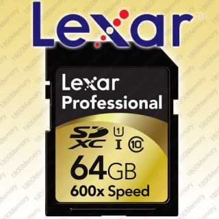Genuine Lexar 32GB Professional 600X SDHC UHS I SD Memory Card 90MB s