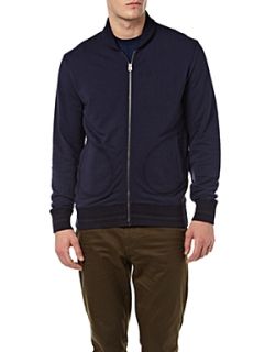 Fred Perry Zip through sweater Navy   