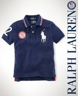 Ralph Lauren Kids Shirt, Boys Short Sleeve LONDON Polo