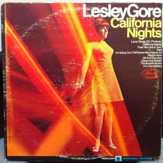 Lesley Gore California Nights LP Vinyl MG 21120 VG