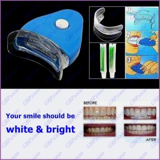 White Light Tooth Teeth Cleaner Dental Oral Care Whitening System Kit