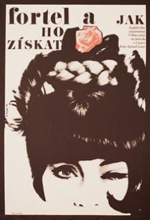 The Knack and How to Get It 1966 Original Czech Movie Poster