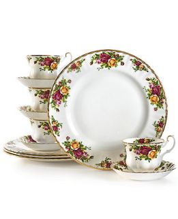 Royal Albert Dinnerware, Old Country Roses 12 Piece Set   Fine China