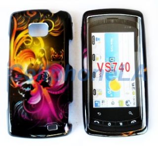 Hard Phone Case Cover Fit LG Ally VS740 2D Butterfly