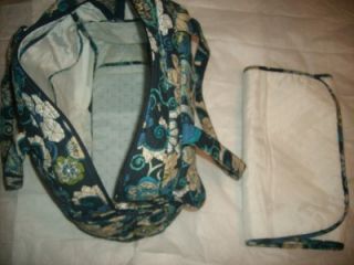 VERA BRADLEY Diaper bag~ Mod Floral Blue~ EUC ~