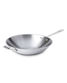 Clad Stainless Steel Open Stir Fry, 14   Cookware   Kitchen