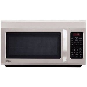 LG Over The Range Microwave 1.8 Cu Ft 1100 Watts Stainless & Black