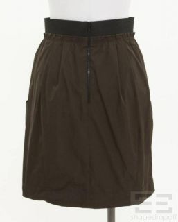 Lida BADAY Brown Double Pocket Skirt Size 4