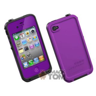 Newest Version Lifeproof Apple iPhone 4 4S Life Proof Case Purple