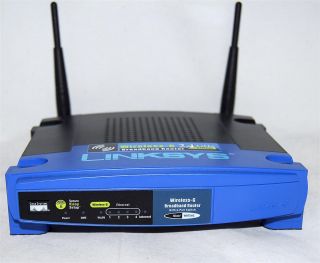 Included with the Linksys WRT54G Wireless G Broadband Router is