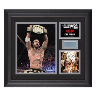 WWE Plaque cm Punk Survivor Series Signed Autograph COA Only 500 in