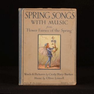 C1925 Spring Songs with Music from Flower Fairies of The Spring Illus