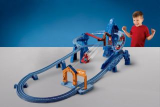 Thomas Friends Track Master Risky Rails Bridge Drop Train Set Toy Kids