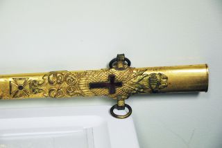 RARE Antiques The M C Lilley Co Full Knights Templer Ceremonial Sword
