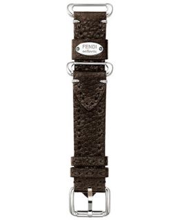 Fendi Watch Strap, Womens Selleria Chocolate Leather SS18R02S   All