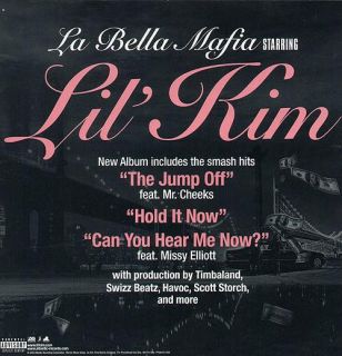 Lil Kim La Bella Mafia CD Promo Poster Flat 2003