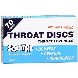 Throat Discs Original Formula Throat Lozenges 70 Ea