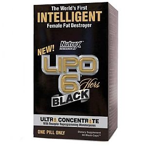 LiPo 6 Black Hers Ultra Concentrate 60 Ct Nutrex