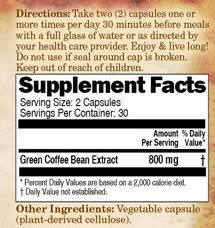 100 Pure Genesis Today Green Coffee Bean Extract 4 Weight Loss Seen on