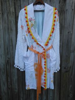 OOAK Womens Robe Made from Vintage Linens Stinkin Cute