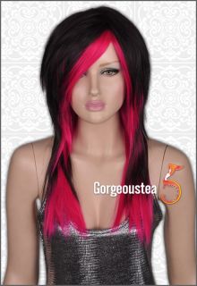 Style Long Straight Womens Full Hair Wig Noble Lively Party