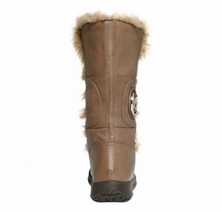 Shearling Leather Cold Weather Boots Birch 7 New in Box $265