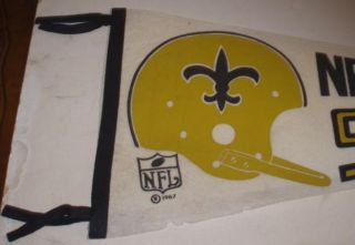 1967 New Orleans Saints NFL Pennant