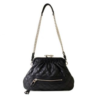 Marc Jacobs Classic Little Stam Black with Nickel C3121002 $895