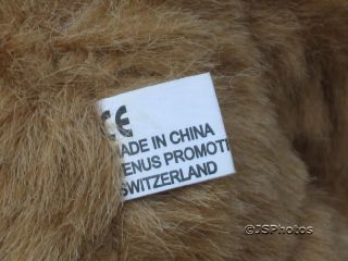 Venus Promotion Switzerland Brown Grizzly Bear Plush