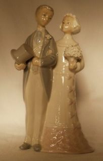 LLADRO Figurine # 4808 WEDDING   Bride & Groom   7 1/2