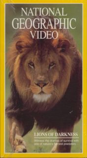 Lions Predators Survival Drama Documentary VHS New