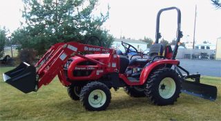 Snow Mover New 2012 Branson Tractor 24HP Hydro 4WD Front Loader 5ft