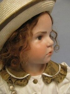 31 Pretty Livia Signed by Hildegard Gunzel Wax Over Porcelain Doll