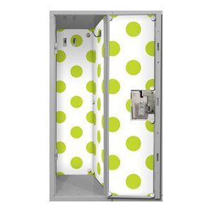 Locker Lookz Green Polka Dots Locker Wallpaper CLEARANCE See Details