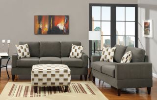 Ash Sofa Loveseat Living room Furniture Home & Garden Sofa Set Sofa