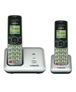 Tech Phone, DECT 6.0 Two Handset Cordless Phone System with Caller