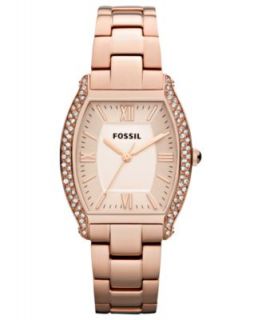 Fossil Watch, Womens Wallace Rose Gold Tone Stainless Steel Bracelet