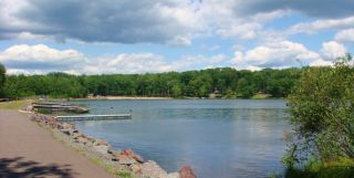 boat docks on locust lake