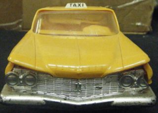 1960 Plymouth Fury Taxi RARE Johan 1 25 Scale Promo Model Yellow Cab