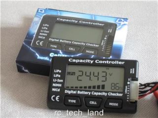 Digital Battery Capacity Checker LiPo Life Li ion NiMH NiCd
