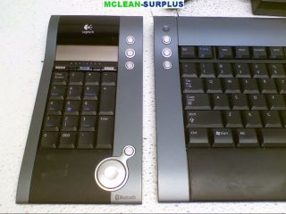 Logitech DiNovo MX900 Keyboard, Media Pad, Mouse Bluetooth Cradle Set